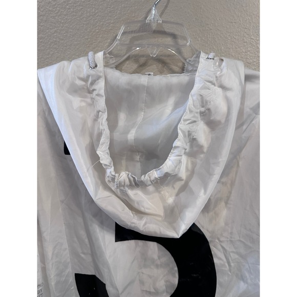 Yeezus Tour Windbreaker Jacket Full‎ Zip White Lightweight Coat - Picture 8 of 8